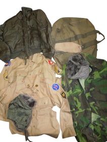 Korean War - Vietnam US Military Shirt Jacket & Bags