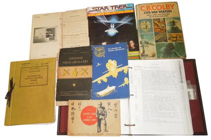 WWII - Post War US Military Manuals Japanese Army USS Barb Star Trek