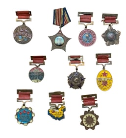 1930s-50s China Chinese People's Liberation Army PLA Medals Lot