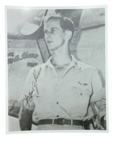 WWII Fighter Pilot William Shomo Medal of Honor MOH Signed Photo