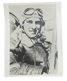 WWII Pilot Joe Rosbert Flying Tigers Ace AVG Signed Photo PBY Commander