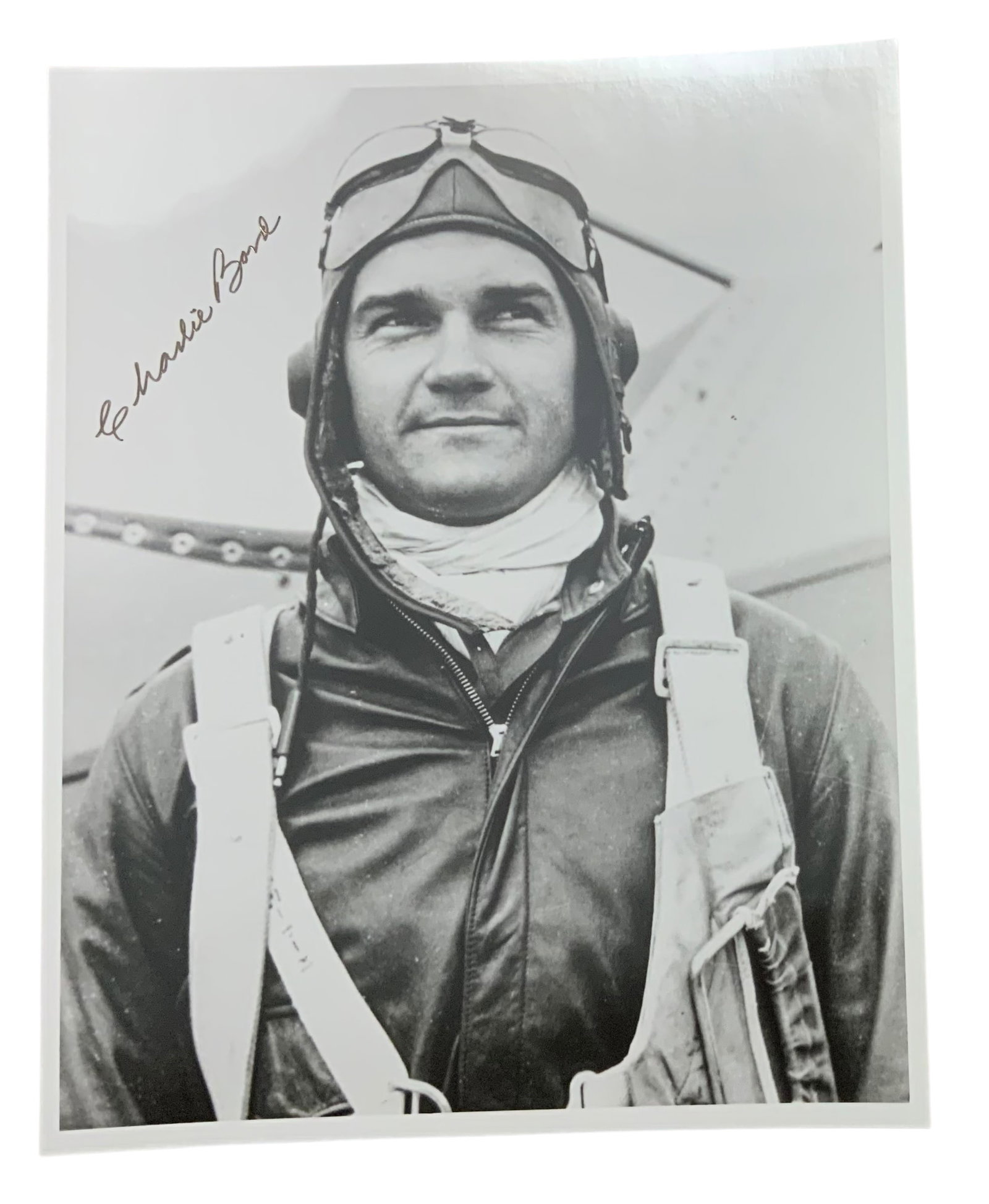 WWII Fighter Pilot Ace Charlie Bond Signed Photo Flying Tigers AVG: Charles Rankin Bond, Jr. (April 22, 1915-August 18, 2009) was an American pilot and USAF officer. He served with the Flying Tigers in Burma and China during World War II. He was shot down twice and wa