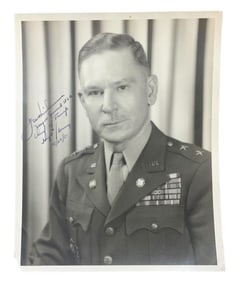 WWI & WWII US Army Major General Frank Heileman Transportation Chief Signed Photo