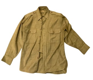 WWII Movie Saving Private Ryan SPR Army Named Fatigue Shirt Costume