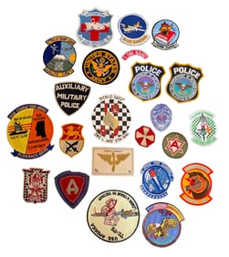 WWII-Vietnam Army Navy Air Force Large Patch Lot