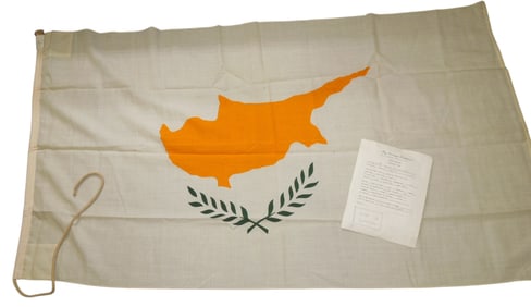 Vintage Flag of Cyprus Middle East