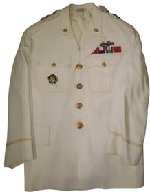 WWII - 1950s US Army Major General Fry Dress White Uniform