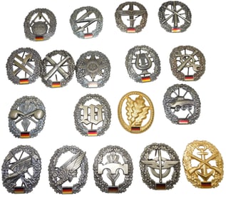 Cold War West German Military Pocket Branch Badges
