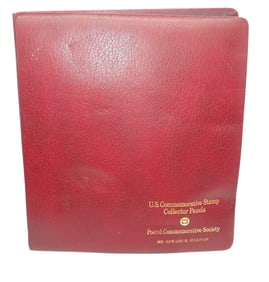 Vintage US Commemorative Stamp Panels Postage Book