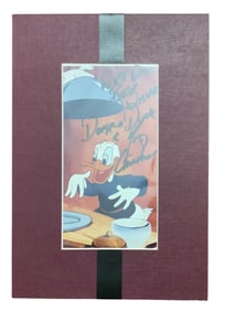 Disney Voice Actor Tony Anselmo Donald Duck Matted Signed Print