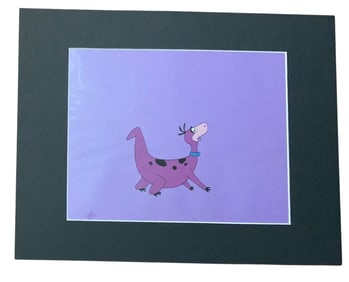 Dino Flintstones Pet Dinosaur Hanna Barbera Matted Production Animation Cel