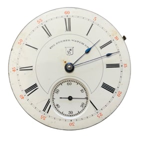 1891 Hampden Dueber Watch Co. Pocket Watch Movement (720982) & Dial