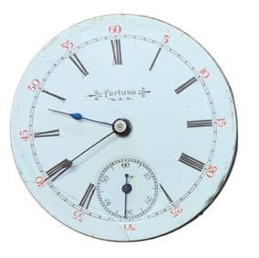 1899 Trenton Watch Co Pocket Watch Movement (2094763) & Dial Grade 301