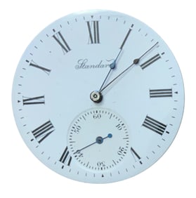 1906 New York Standard Watch Co. Pocket Watch Movement (4877915) & Dial Grade 144