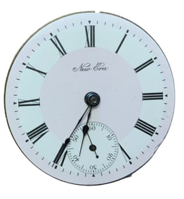 1907 New Era New York Standard Pocket Watch Movement (5978567) & Dial Grade 60