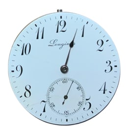 1925 H.J. Howe, Syracuse New York Swiss Longines Pocket Watch Movement 1966552 & Dial