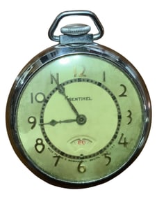 Ca. 1912-1968  Sentinel E. Ingraham Watch Co. Pocket Watch Movement (51)