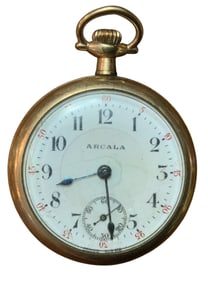 Ca. 1899-1930 Arcala Knickerbocker Watch Co. Elgin Pocket Watch.