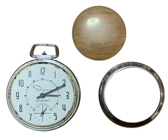 Ingraham Autocrat Pocket Watch Movement (66 2)