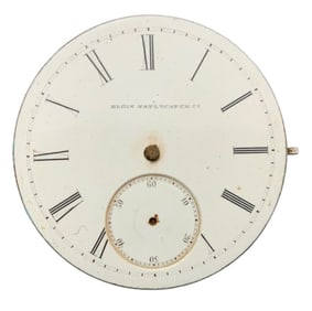 1881 Elgin National Watch Co. Pocket Watch Movement (808712) & Dial Railroad Grade 4