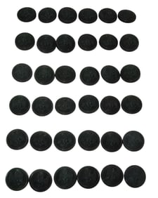 WWII German Justice Department Official Pocket Buttons on Card