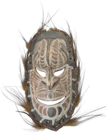 Vintage Wooden New Guinea Oceania Tribal Mask