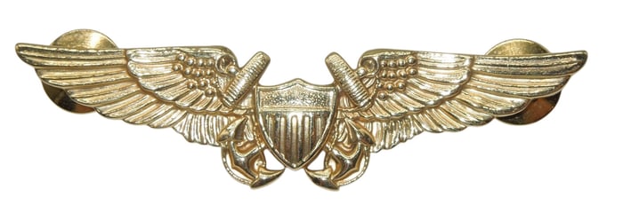 Original Vietnam War 14K Gold US Navy Flight Officer Wings