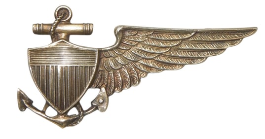 1930s US Naval Balloon Pilot Half Wings Meyer Sterling