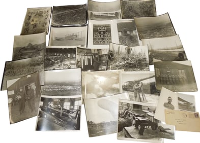 Lot WWI US Army Air Service Photographer War Photographs