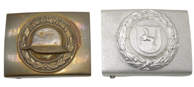 WWI - 1930s German Army & Firefighter Belt Buckles