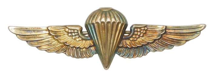 WWII USMC Marine Corps Paratrooper Full Sized Amico Sterling Wings