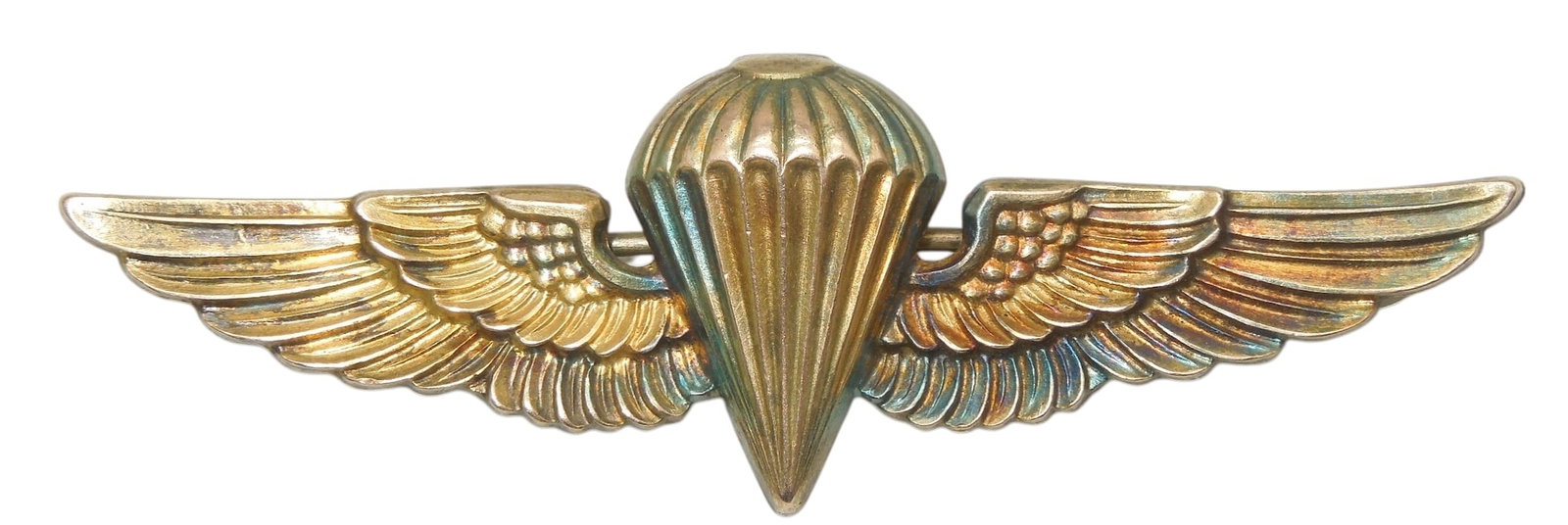 WWII USMC Marine Corps Paratrooper Full Sized Amico Sterling Wings: Amico Sterling 1/20th 10K Wings, WWII.