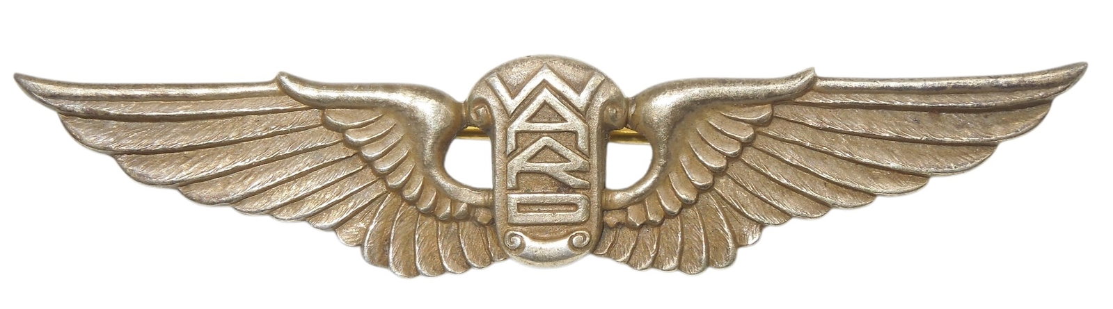 WWII Hawaiian Womens Air Raid Defense WARD Wings Pin: Original womens service pin from WARDS in Hawaii.