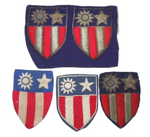 Lot WWII China Burma India CBI Bullion & Theater Made Patches