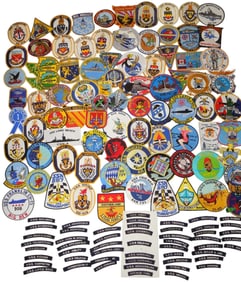 Huge Lot 1990s - 2000's US Navy Ship & Submarine Patches & Tabs