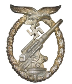 WWII German Luftwaffe Air Force Flak Badge Pin