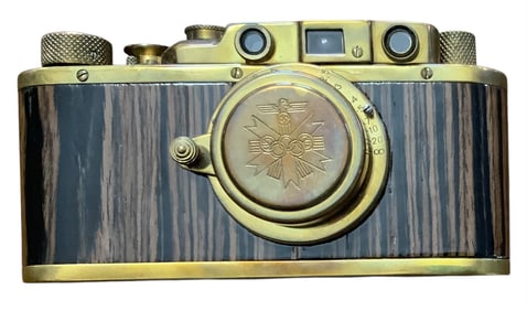 Leica German 1936 Olympics Berlin 55mm Gold Tone Camera