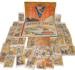 Lot WWII - Occupation Japanese Cards Booklets Propaganda