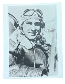 WWII Pilot Joe Rosbert Flying Tigers Ace AVG Signed Photo PBY Commander