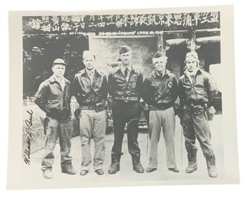 WWII Doolittle Raiders Crew Bomber Bombardier William Birch Signed Photo
