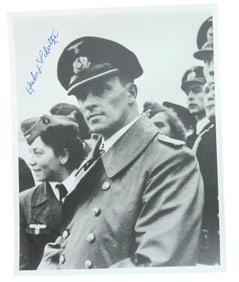 WWII German Submarine Commander Herbert Schultze Knights Cross Signed Photo