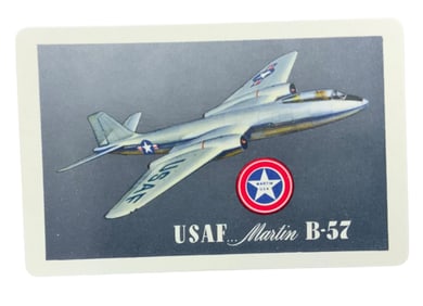 USAF Martin B-57 Bomber & Reconnaissance Playing Cards
