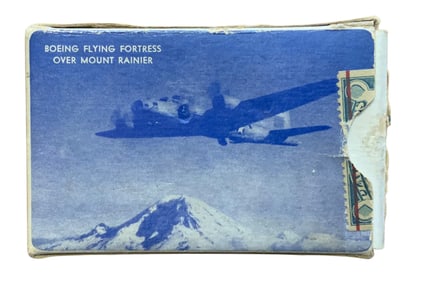 Boeing B-17 Flying Fortress Over Mt. Rainier Playing Cards