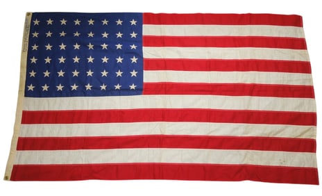 WWII 48 Star US Navy USS Parche SS-384 Submarine Flag