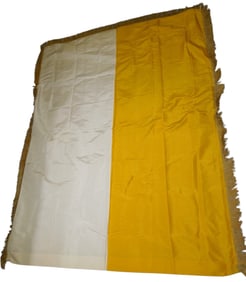 Vintage Early 1900s Papal States Rome Saint Seige Flag