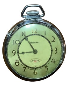 Ca. 1912-1968 Sentinel E. Ingraham Watch Co. Pocket Watch Movement (51)