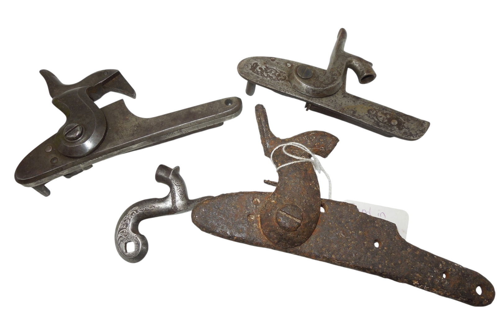 Early Lot Flintlock Rifle Musket Gun Parts Gettysburg Civil War