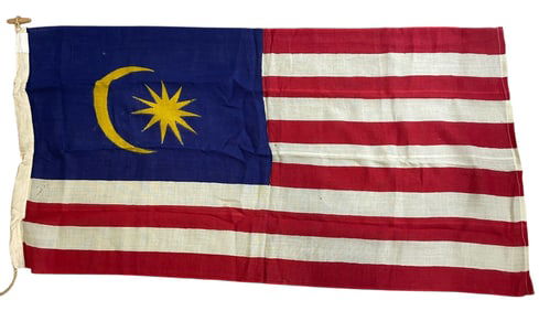 1950s Flag of Malaya With Government Letter