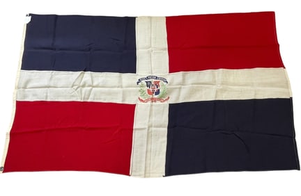 1948 Flag of the Dominican Republic & Government Letter