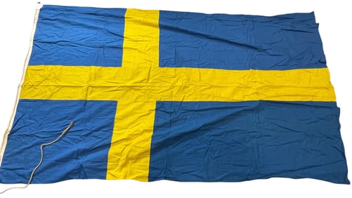 1948 Flag of Sweden and Original Government Letter